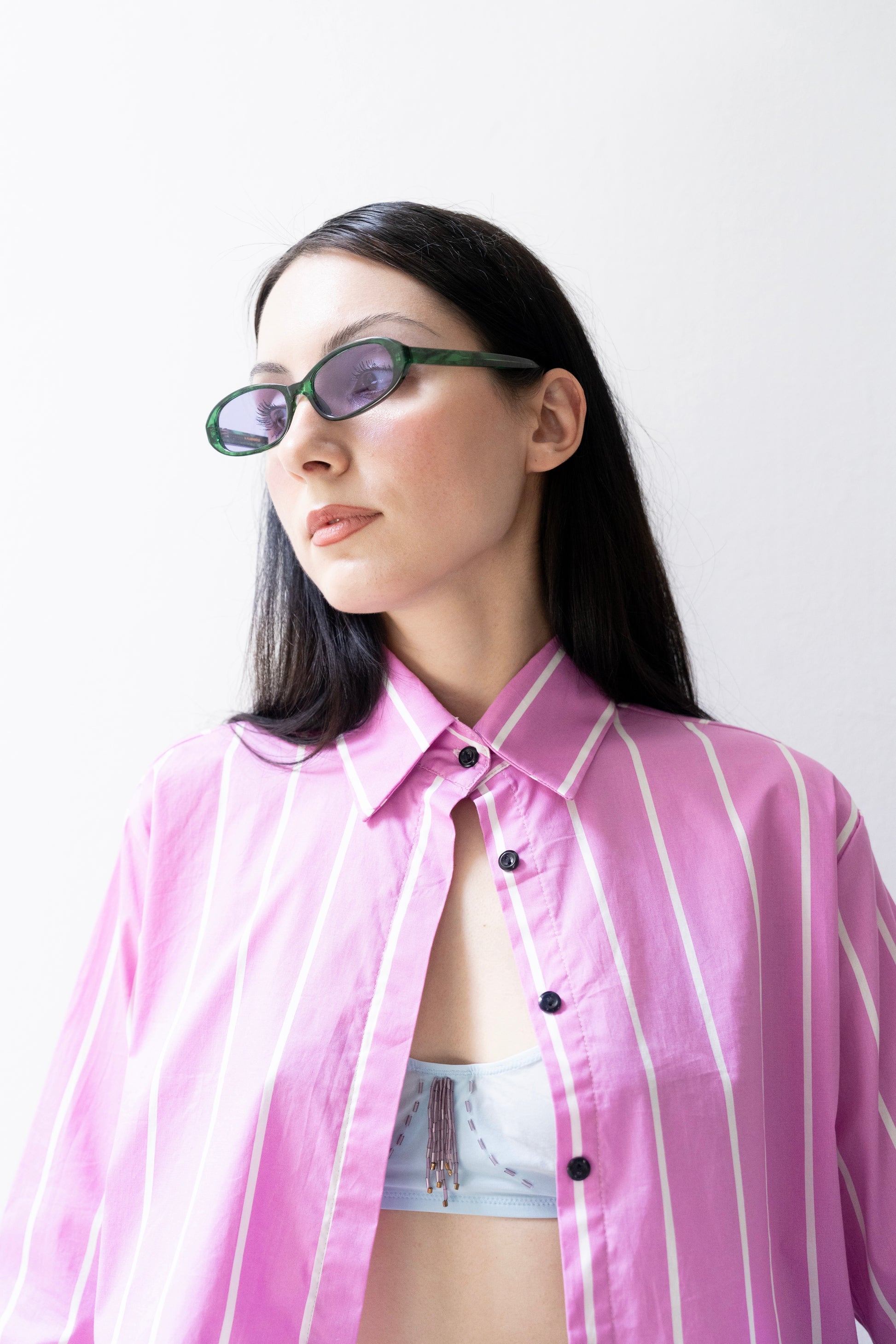May Striped Shirt Pink